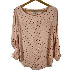 DONATING SOON Ann Taylor Loft Peach Colored Tunic Size XS